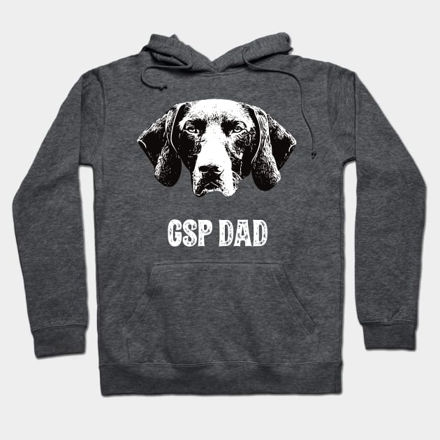 German Shorthaired Pointer Dad Hoodie by DoggyStyles